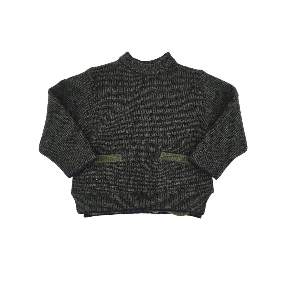 Zara Baby Boys Pullover Sweater Green 18-24